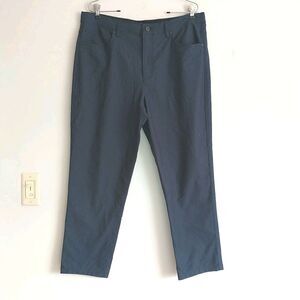 Ministry of Supply Pants Mens 36 Blue Drawstring Chino Stretch Performance